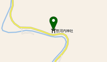 惣河内神社の地図画像