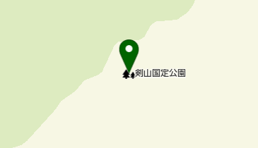 剣山国定公園の地図画像