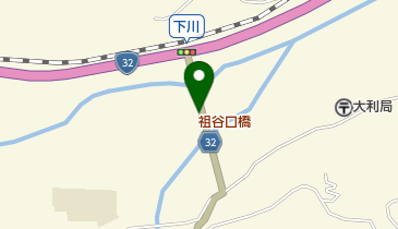 祖谷口橋の地図画像