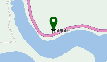 神明神社の地図画像