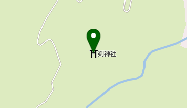 剣神社の地図画像