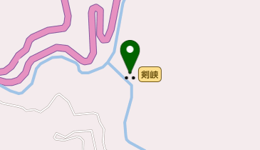 剣峡の地図画像