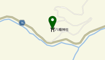 八幡神社の地図画像