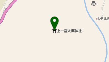 上一宮大粟神社の地図画像