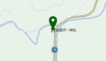 嵯峨天一神社の地図画像