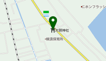 大明神社の地図画像