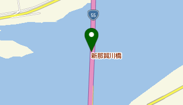 新那賀川橋の地図画像