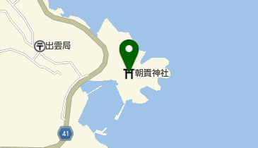朝貴神社の地図画像