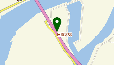 日置大橋の地図画像