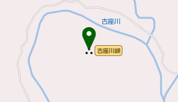 古座川峡の地図画像