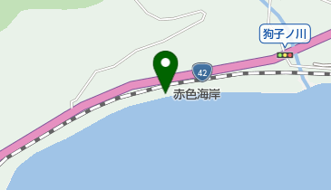 赤色海岸の地図画像