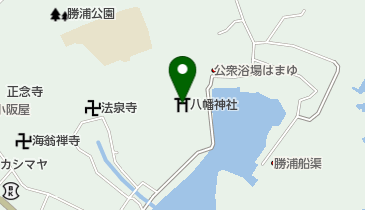 八幡神社の地図画像