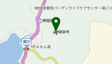 湯泉寺の地図画像