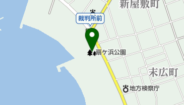 扇ケ浜公園の地図画像