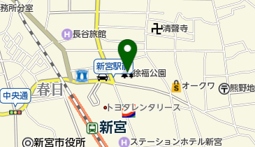 徐福公園の地図画像