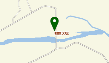 敷屋大橋の地図画像