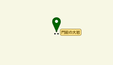 門前の大岩の地図画像