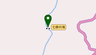 七泰の滝の地図画像