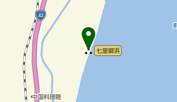 七里御浜の地図画像
