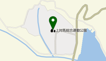 上対馬総合運動公園の地図画像