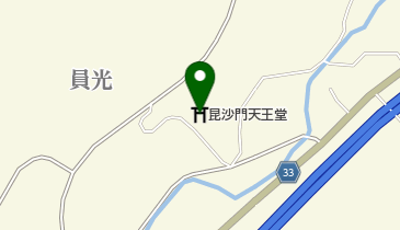 昆沙門天王堂の地図画像