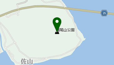 藤尾山の地図画像