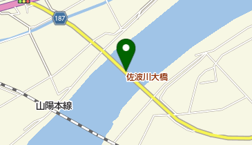 佐波川大橋の地図画像