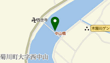 中山橋の地図画像