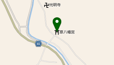 原八幡宮の地図画像