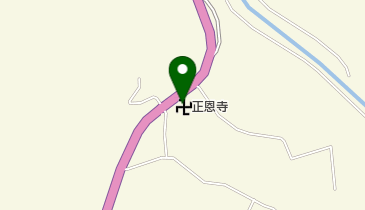 正恩寺の地図画像