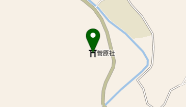 菅原社の地図画像