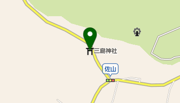 三島神社の地図画像