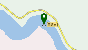 重塀岩の地図画像