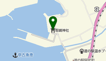 假嶋神社の地図画像