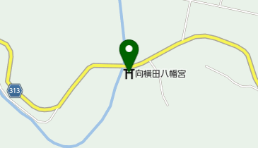 向横田八幡宮の地図画像