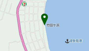 竹田ケ浜の地図画像