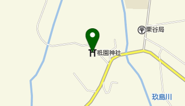 祇園神社の地図画像