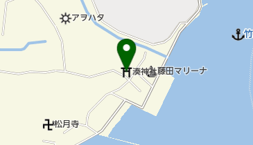 湊神社の地図画像