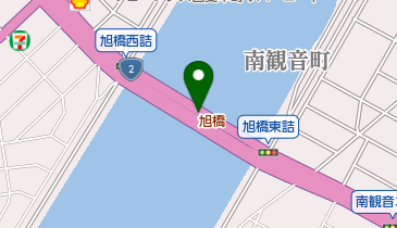 旭橋の地図画像