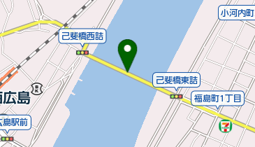 己斐橋の地図画像