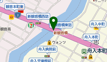 新観音橋の地図画像