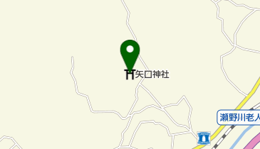 矢口神社の地図画像