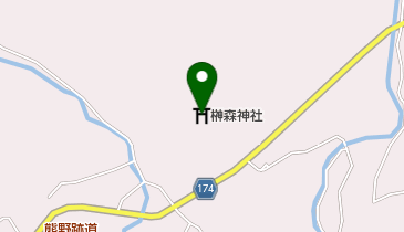 榊森神社の地図画像