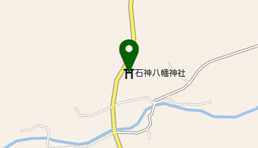 石神八幡神社の地図画像