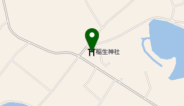 稲生神社の地図画像