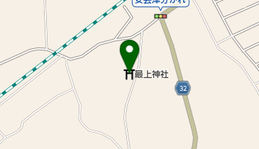 最上神社の地図画像