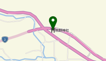 熊野神社の地図画像