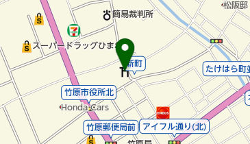 秋葉神社の地図画像