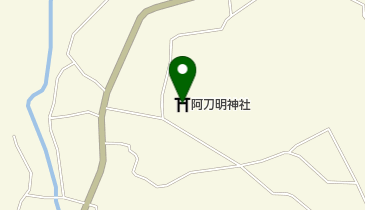 阿刀明神社の地図画像