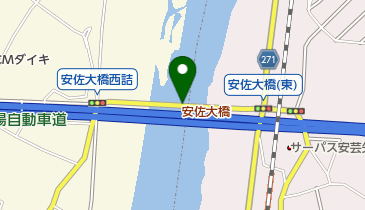 安佐大橋の地図画像